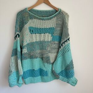 Women's Multicolor Knit Sweater